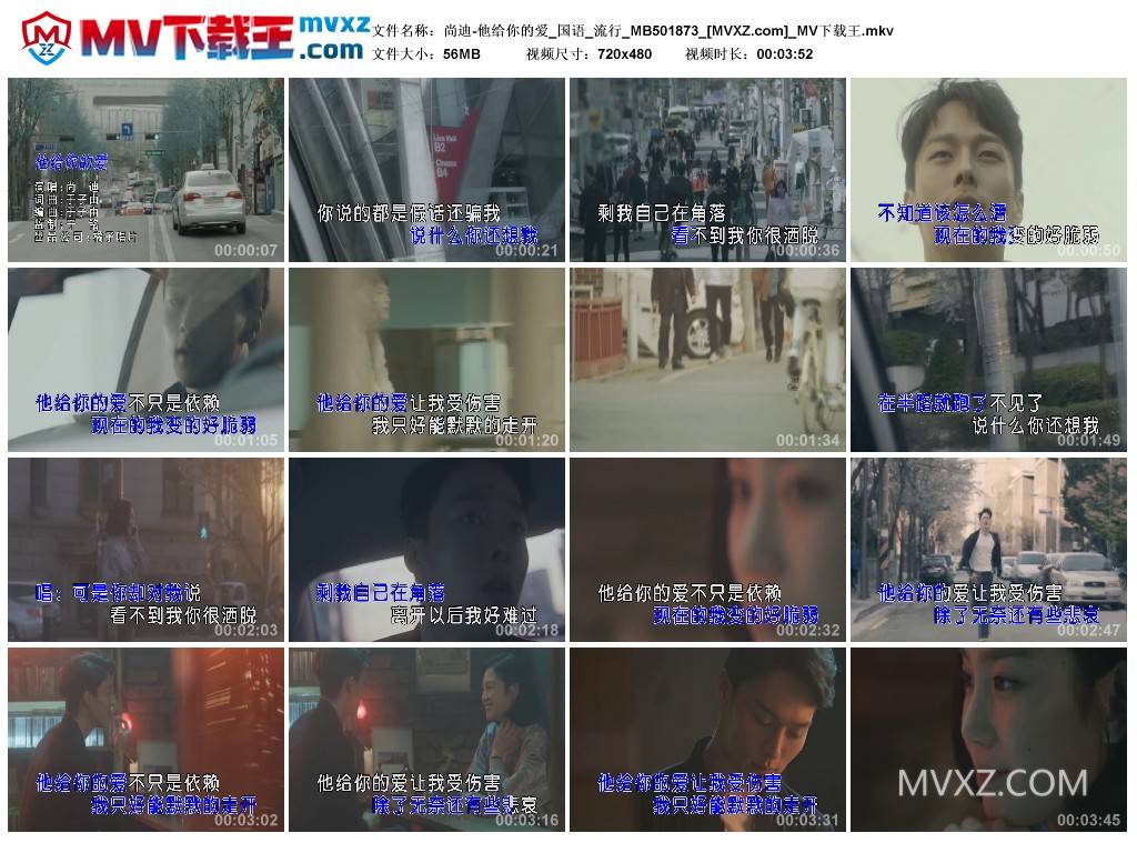 尚迪-他给你的爱_国语_流行_MB501873